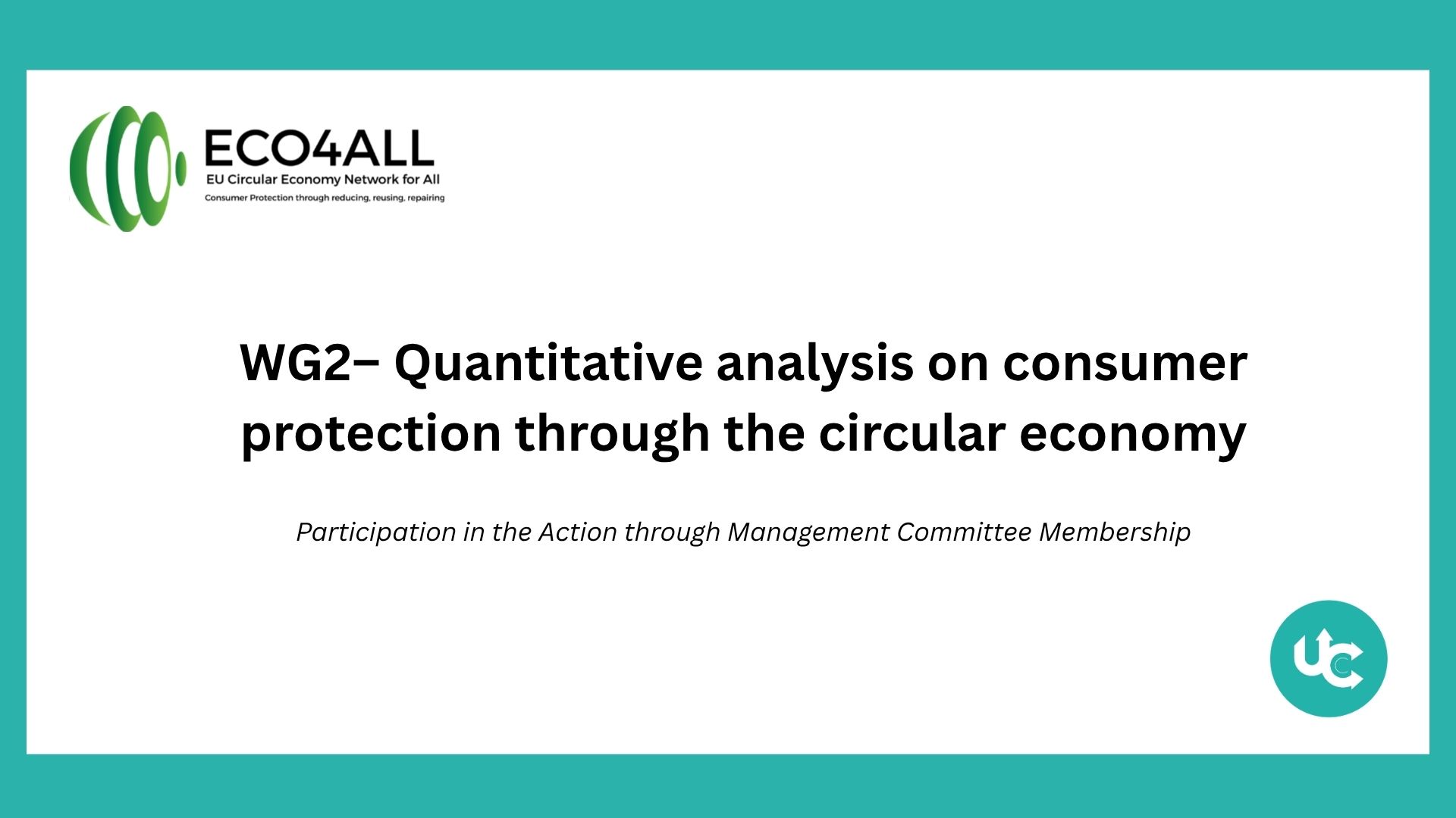 ECO4ALL – EU Circular Economy Network for All (Ներկայացվածություն)